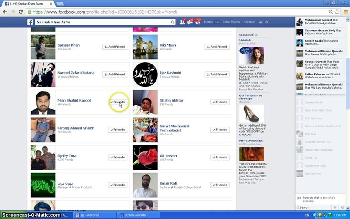 Automatic facebook friend remover 2014
