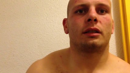 Thomas acquier suite au match Pau/carcassonne ( video rugby )