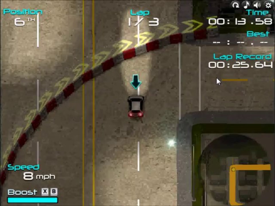 Gece Araba Yarışı Oyunu