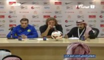 ‫المؤتمر الصحفي لمدرب النصر - النصر Vs الشباب - 3 - 2 - دوري عبداللطيف جميل السعودي 2013 _ 2014‬‎