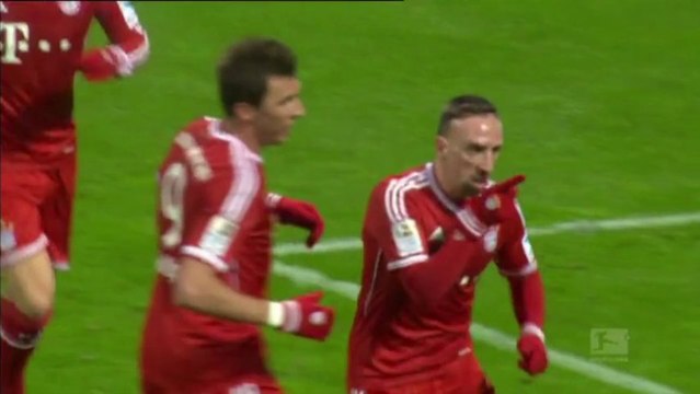 Le Bayern Munich et Franck Ribéry en démonstration !