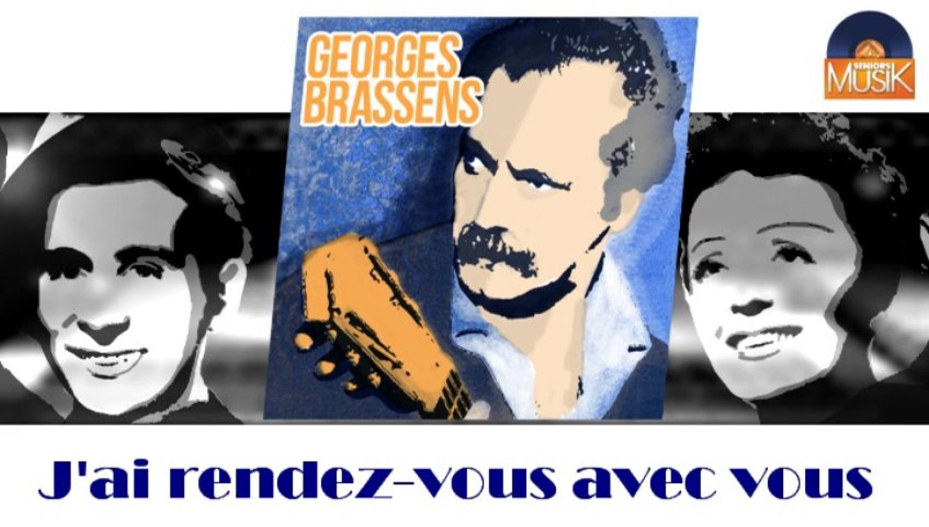 ⁣Georges Brassens - J'ai rendez-vous avec vous (HD) Officiel Seniors Musik
