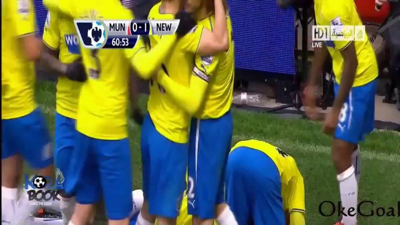 Manchester United 0 vs 1 Newcastle United - 07-12-2013  HD