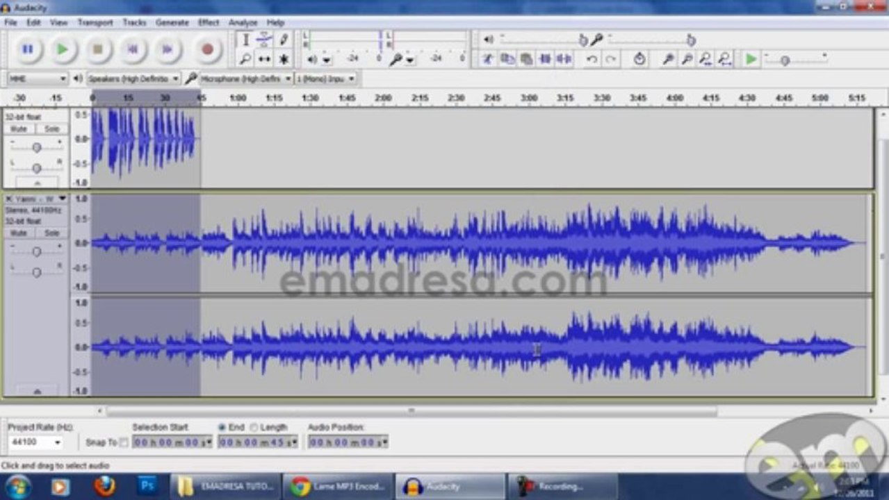 How to Recording with Audio Effects Poetry in Urdu