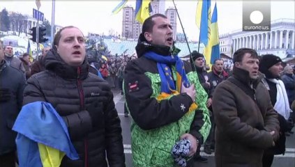 Manifestation monstre contre Ianoukovitch à Kiev