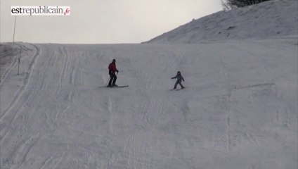 Premières glisses au Ballon d'Alsace