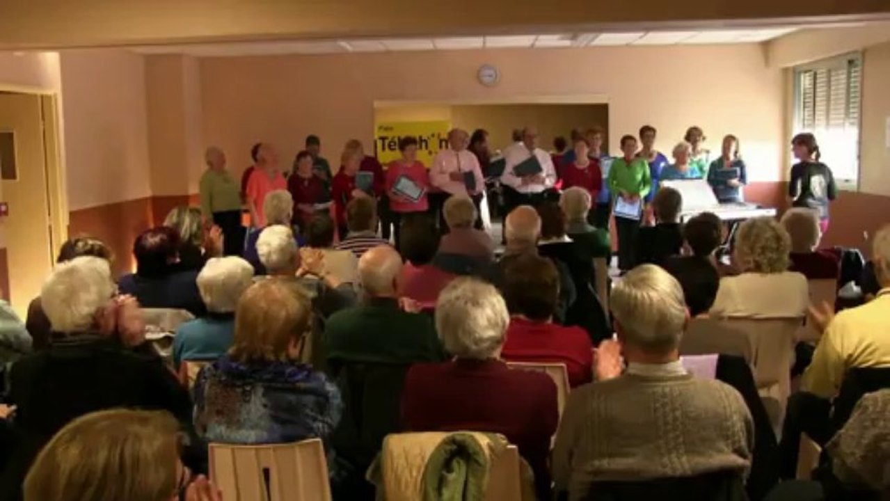 Téléthon 2013 : Chorale à Milhaud (30)
