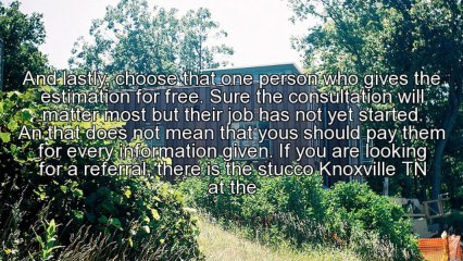 Key Qualities Of The Stucco Repair Services