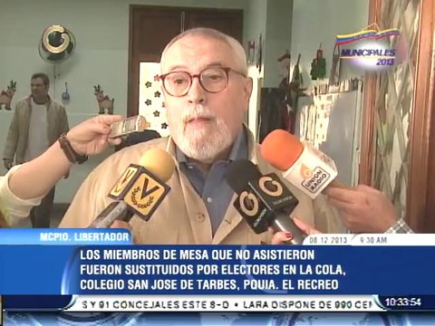 Aveledo y dirigentes de oposición votan e instan a participar