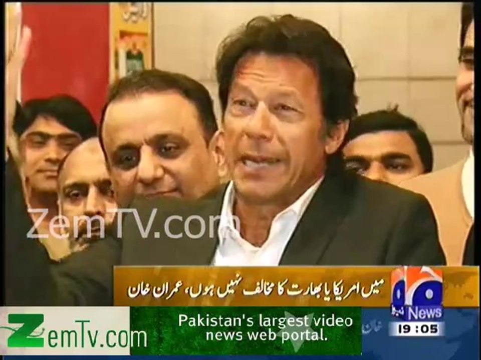 I am Against U.S Drone Policy & India Kashmir Policy - Imran Khan