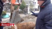 Çanakkale'de patlamamış obüs mermisi bulundu