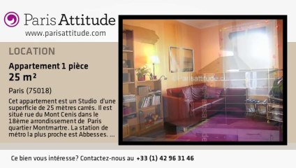 Appartement Studio à louer - Sacré Cœur, Paris - Ref. 1175