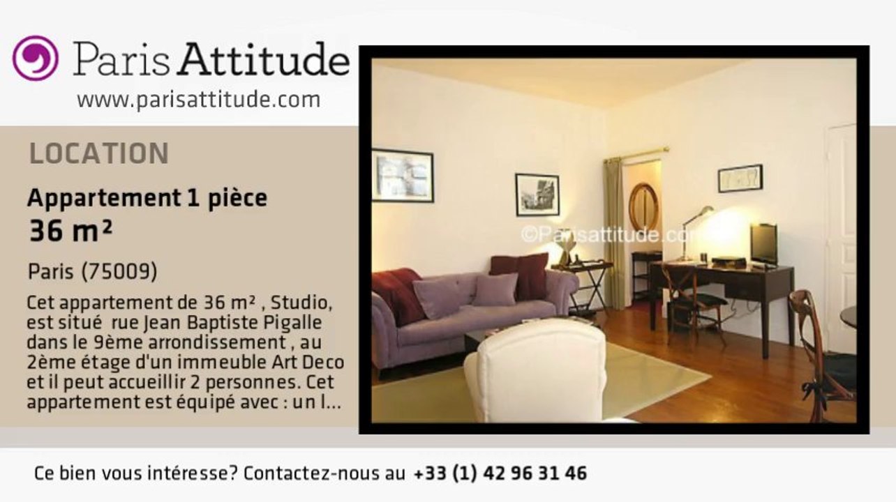 Appartement Studio à louer - Notre Dame de Lorette, Paris - Ref. 7082