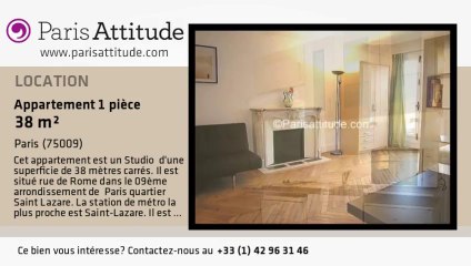 Appartement Studio à louer - St-Lazare, Paris - Ref. 4305