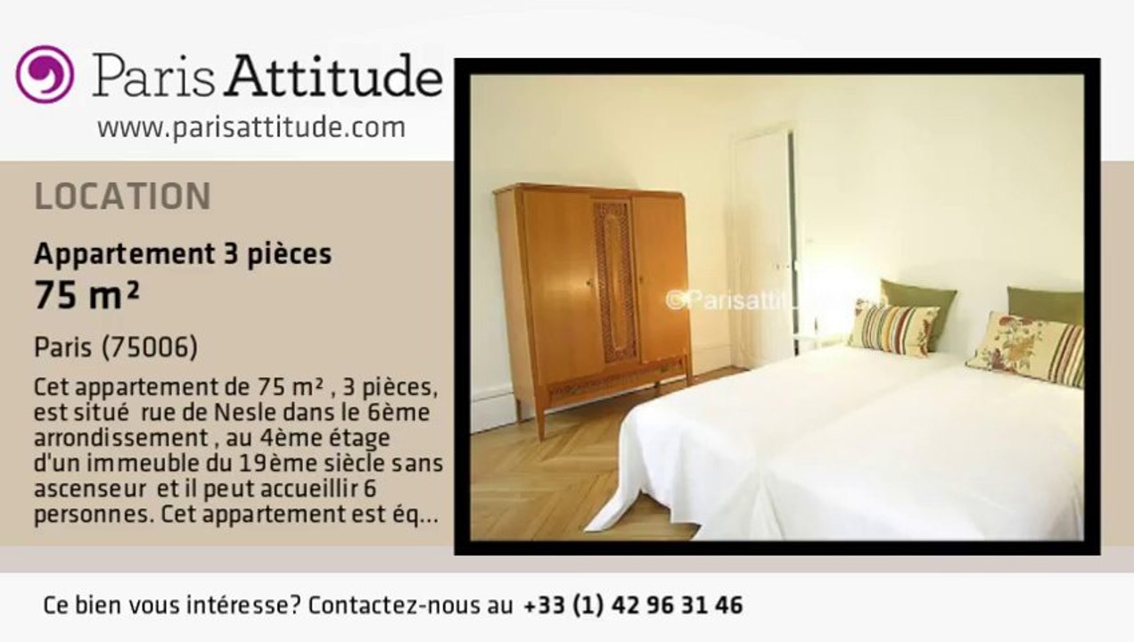 Appartement 2 Chambres à louer - St Germain, Paris - Ref. 5483