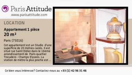Appartement Studio à louer - Trocadéro, Paris - Ref. 607