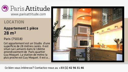 Appartement Studio à louer - Montmartre, Paris - Ref. 4408