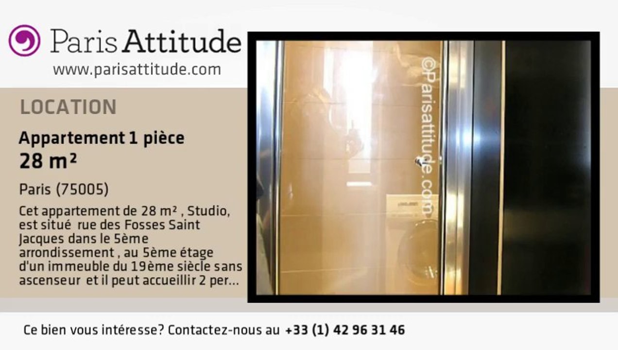 Appartement Studio à louer - Panthéon/Sorbonne, Paris - Ref. 7544