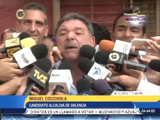 Miguel Cocciola aseguró reconocer los resultados que emita el CNE