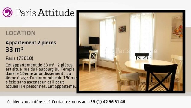Appartement 1 Chambre à louer - République, Paris - Ref. 8599