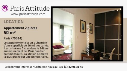 Appartement 1 Chambre à louer - Montsouris, Paris - Ref. 1899