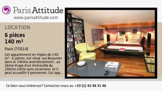 Triplex 5 Chambres à louer - Alésia, Paris - Ref. 5725