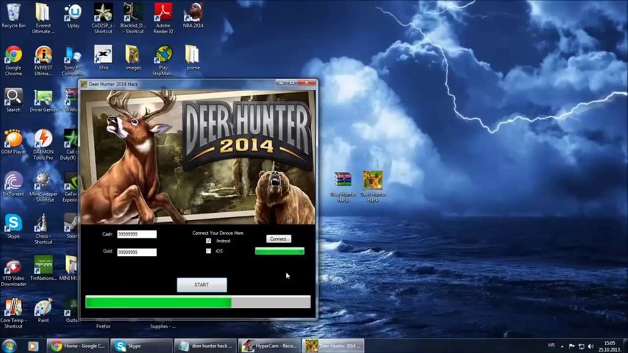 Deer Hunter Hack bucks et gold