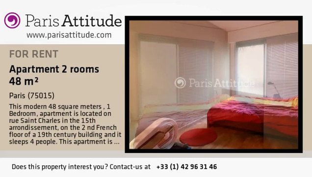 1 Bedroom Apartment for rent - Beaugrenelle, Paris - Ref. 8382