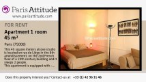 Alcove Studio Apartment for rent - St-Lazare, Paris - Ref. 575