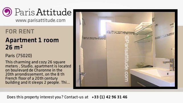 Studio Apartment for rent - Nation, Paris - Ref. 6977