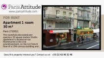 Studio Apartment for rent - Bourse, Paris - Ref. 1980