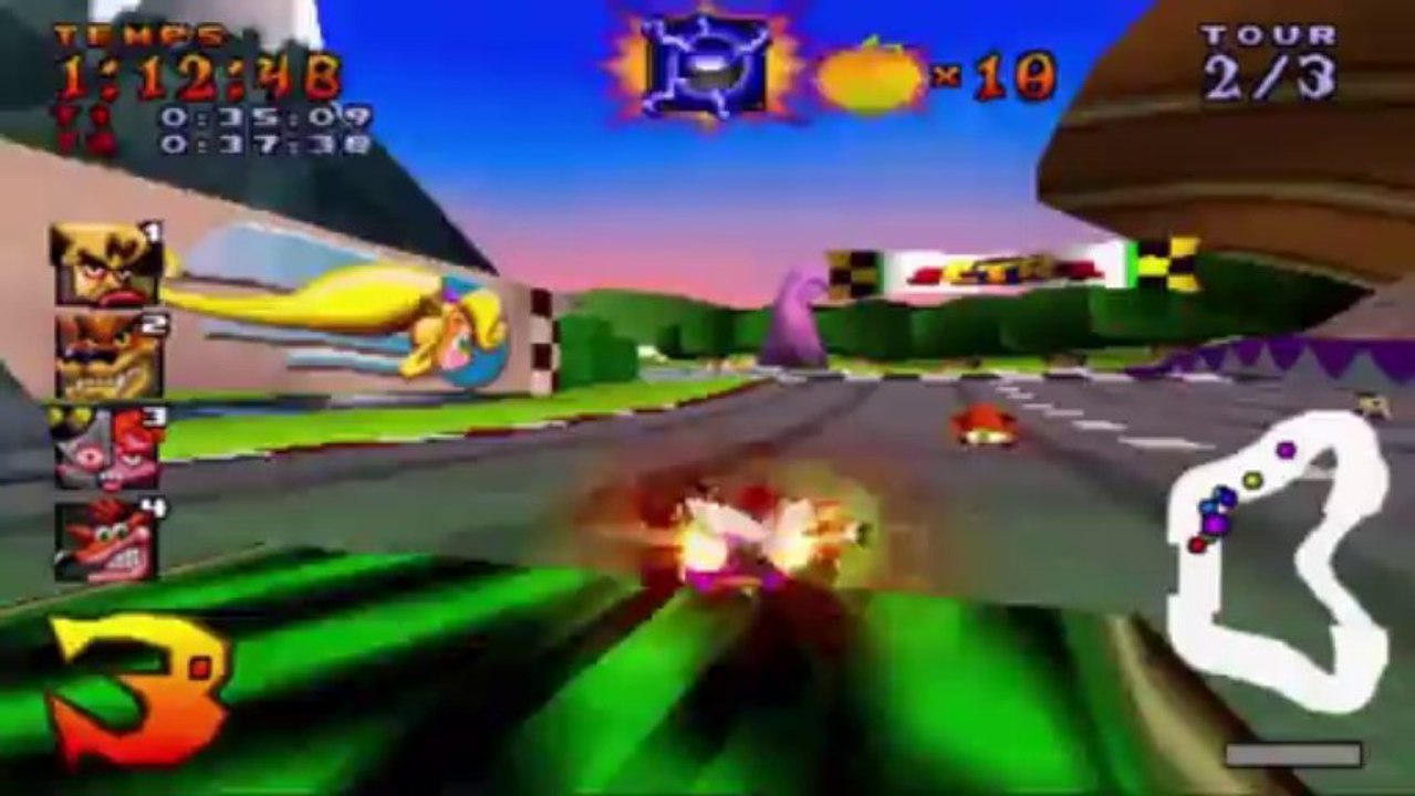 Crash Team Racing - Aventure - Vallée Joyaux : Coupe Joyau Vert