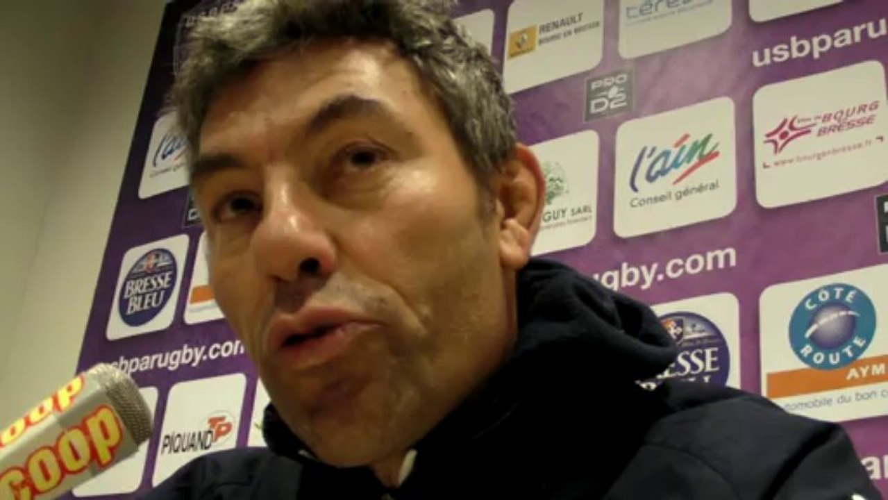 Rugby Pro D2 - Réaction de l'entraîneur Philippe Filiatre après USB - Colomiers