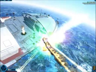 Star Wars The Old Republic : Space Battle in D-5 Mantis