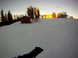 Descente en ski du Mont Rond; le 7 decembre 2013