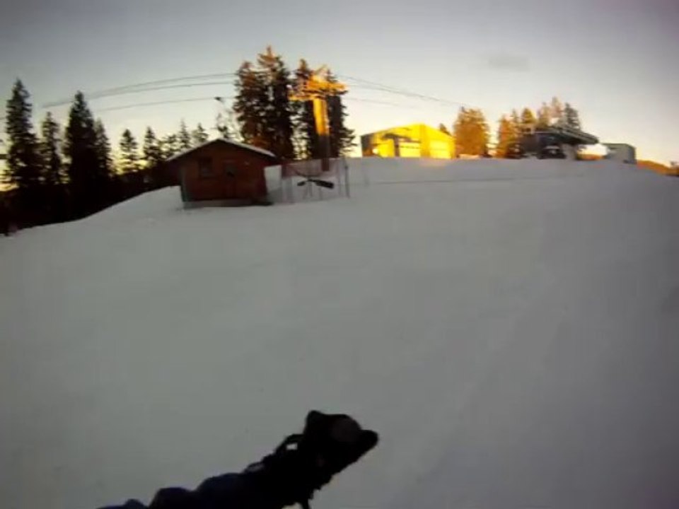 Descente en ski du Mont Rond; le 7 decembre 2013