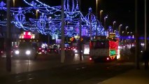 Trams in the Blackpool Illuminations. Part 2. 28/10/13