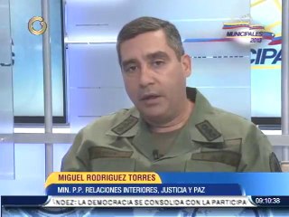 Rodríguez Torres: El problema de la seguridad no puede ser atacadado solo por el Gobierno Nacional