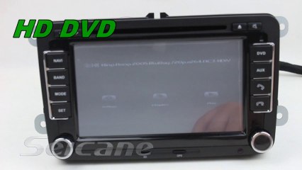 Volkswagen Caddy stereo bluetooth head unit with rearview camera