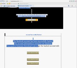 Hackear password de Facebook