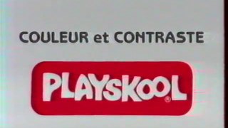 Publicité Couleur et Contraste Playskool 1993