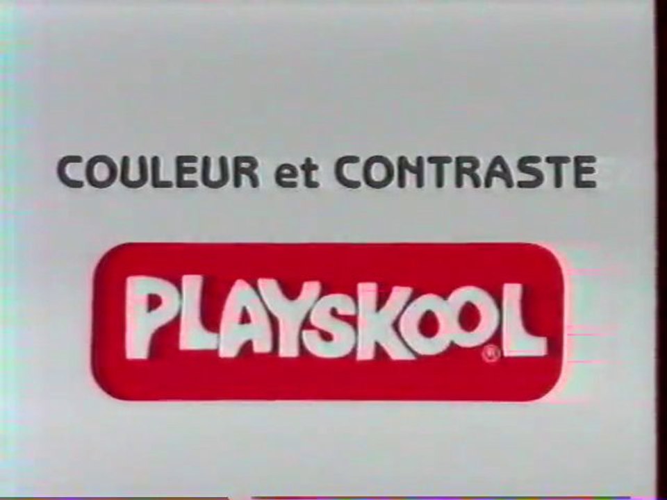 Publicité Couleur et Contraste Playskool 1993
