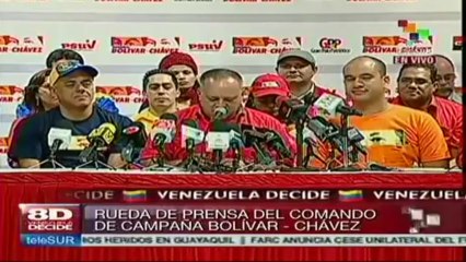 PSUV no tolerará delitos electorales de nadie, asegura Cabello