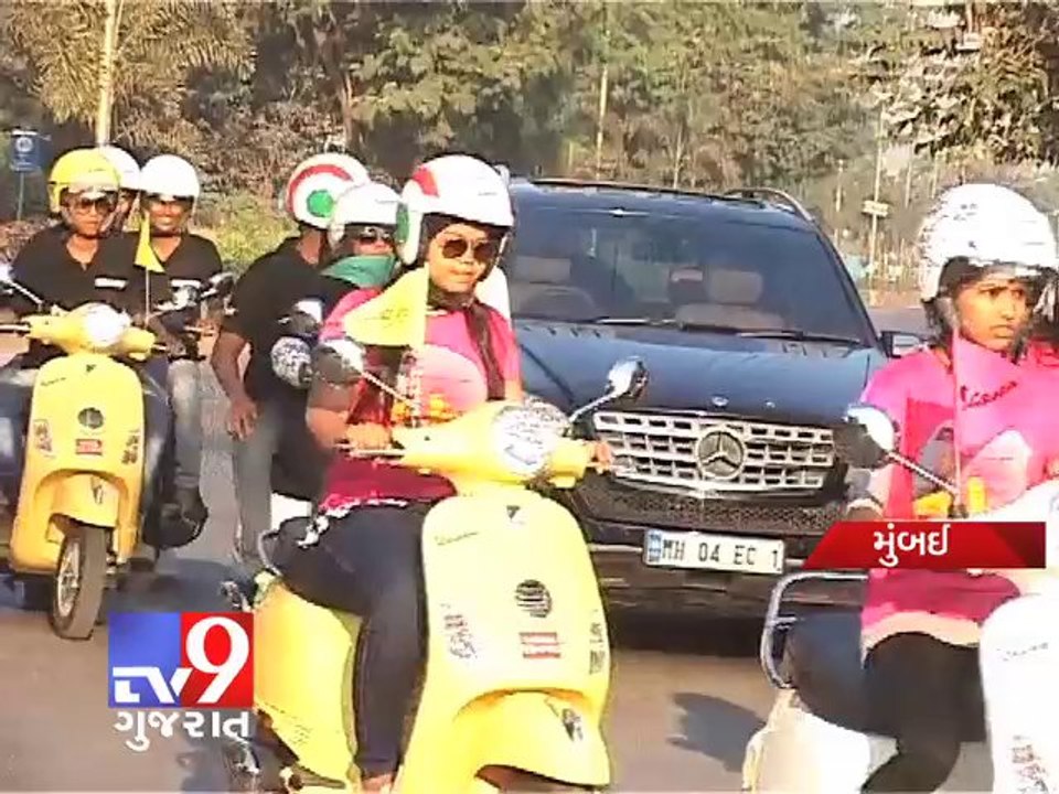 Akshay Kumar participates 'Ride for safety' rally in Mumbai - Tv9 Gujarat