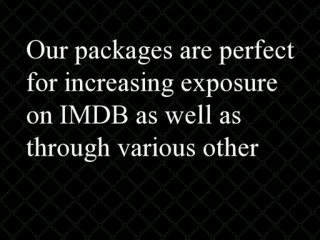 IMDB Starmeter Boost