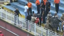 Bataille rangée entre supporters lors d'un match de foot au Brésil