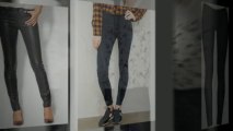 Cory Waxed Skinny Jeans