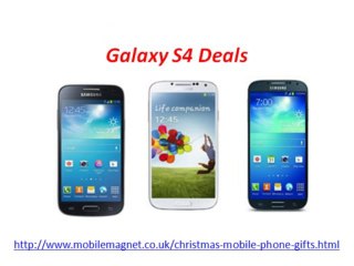 Download Video: Best Christmas Mobile Offers on iPhone 5S Deals, iPhone 5C Deals, Galaxy S4 Deals