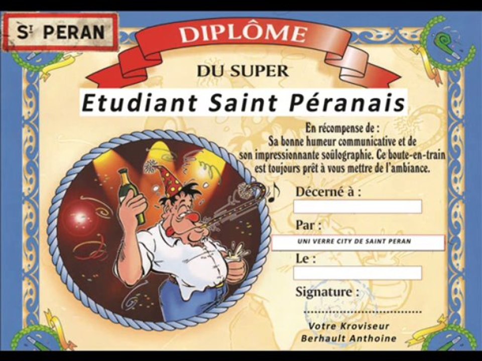 Soirées etudiantes Saint Péranaise