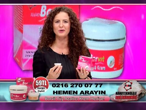 TÜY DÖKÜCÜ KREM MÜKEMMEL SONUÇLAR İÇİN NANO BORVİT